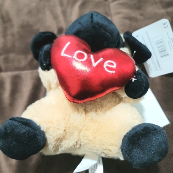 NWT Linzy Stuffed Dog Pug ❤️ Toy For Kids - Picture 6 of 12